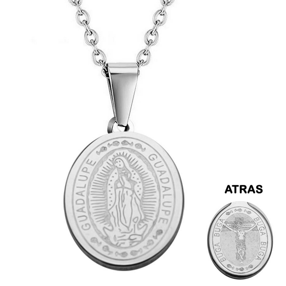Collar Medalla Virgen De Guadalupe - Señor De Los Milagros